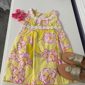 Lilly Pulitzer Little Girl Size 4 Floral Dress